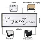 Home Sweet Home Decorative Rustic Sign   Plaque Framed Wall Art For Couples     