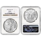 41-pc  1986 - 2025 American Silver Eagle Coin Complete Date Set Ngc Ms69