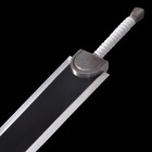 Handmade Berserk Guts Dragon Slayer Sword Black Dual Tone Replica Display Stand 