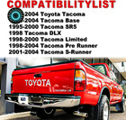 Rear Steel Step Bumper Assembly For 1995-2004 Toyota Tacoma Chrome Back Bumpe   