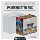 Plastic Pokemon Booster Box Case Protectors  x10  0 5mm Thick Displays 10 Pack