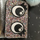 Justice Coin Purse Wallet Sequin Eyes Pom Pom Tween Brands