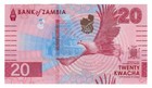 Zambia 20 Kwacha  2024  - Fish Eagle water Falls p63  B172 Unc