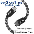 Mfi Certified For Iphone 14 13 12 Pro Max Ipad 9 8 Gen  Cable Usb C Fast Charger