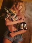 Sexy Vintage Strohs Light Poster Girl 1991 18 X 27