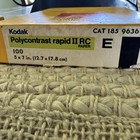 Kodak Polycontrast Rapid Paper F 500 Sheets 5 X 7 Sealed Box Nos