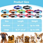 24 Pcs Dog Collar Bulk Adjustable Nylon Puppy Collar For Small Medium Large D   