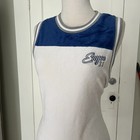 Vtg Lady Enyce Velour Track Tennis Beach Cover Sporty Dress Retro 90s Y2k Sz L