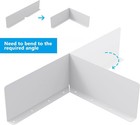 Durable Roof Rain Diverters - 2 Pcs Gutter Guards For Effective Water Management