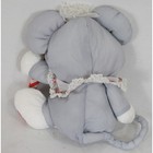 Vintage 80s Fisher Price Puffalump Christmas Mouse Stuffed Animal Plush 11 