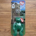 Ty Mcdonald   s Beanie Baby Erin Maple Britannia  glory The Bear 1999 Full Set 