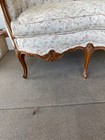 Antique Victorian Kimball Hand Carved Mahogony Loveseat