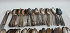 Lot Of 100 Assorted Vintage Silverplate Oval Soup Dessert Spoons - Lot 312