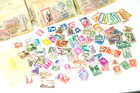 Vintage World Postage Stamp Packets From Stamp Exchange Collectors Collection