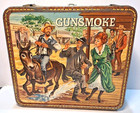 Vintage 1972 Aladdin Industries Gunsmoke Metal Lunchbox No Thermos Authentic