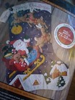 Bucilla 28  Christmas Night Jumbo Stocking Felt Applique Kit  86740