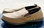 Crocs Walu 11270 Casual Khaki Tan Light Brown Slip On Loafer Shoes Men Us 8