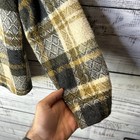 Vintage National Shirt Shop Fleece Flannel Shacket Jacket Missing Buttons Medium
