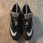 Nike Youth 4 5y Vapor Cleats Black White Sneakers Lace Up