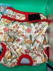 Reusable Pet Cloth Diapers With Adjustable Snaps   Elastic Waistband Size L Leak
