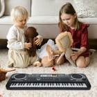 Digital Piano Keyboard 61 Key - Portable Electronic Instrument With Mic