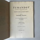 Turandot Opera Giacomo Puccini   Libretto Adami   Simoni 1926 English   Italian