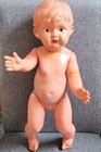 Doll Celluloid Plastic Large Vintage Baby Boy Made In Japan 1930s 20in L