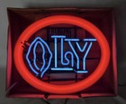 Vintage Oly Olympia Beer Neon Bar Sign   Working   Never Been Out Of Box   Nos