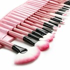 Makeup Brush Tools Set  32pcs For Home Travel  pink 