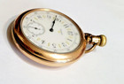 Vintage 1900 Elgin Size 16 Fancy Dial Swing Out Case Pocket Watch  Running