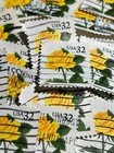 Flowers On Stamps - Choose Your Favorite Design -  25 Stamps Per Packet