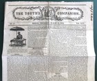 Vintage March 25  1852 Art The Youth s Companion Children s Newspaper Magazine