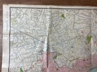 1943 Vintage Shanghai Map Concession Area Japanese Map