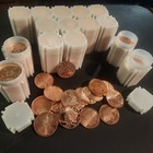 1 Tube Of 22  1oz Copper 999 Fine Rounds Random Mint   Designs