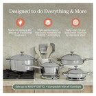 Our Place Titanium Pro 10-piece Cookware Set Chrome