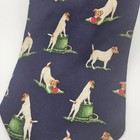 Jack Russell Terrier Necktie Tie Navy Blue Terriers Dog Show Vet Dad Alynn 
