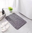Super Water Absorbent Soft Memory Foam Bath Mat Non-slip Bathroom Shower Rug