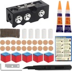 Pool Cue Tips Replacement Kit  11 In1 Billiards Pool Cue Tip Repair Shaper To   