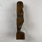 Vintage Hand Carved Wood Tribal Folk Art Figure Statue Primitive Sculpture 11 