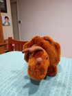 Dakin Dinosaur Triceratops Bean Bag Plush Stuffed Animal 5  Toy Brown Dino Horns