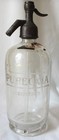 Vintage Pureoxia Soda Siphon Bottle By Moxie Company