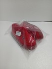 Woman Faux Fur Slip On Red Moccasins Loafer Slipper Shoes  38  7 5 Usa Size