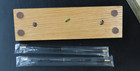 Read Vintage W  T  Rogers Solid Oak Pen   Pencil Set New Open Box