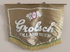 Grolsch Holland Beer Flag Sign - 22  X 17   approximate 