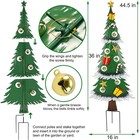 2 Pack Christmas Tree With Stakes  36  Outdoor Christmas Decoration