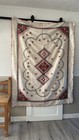 Antique Traditional Hungarian Tablecloth Handmade Embroidered Linen Textile Folk