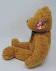 Ty Beanie Buddy Fuzz Teddy Bear Golden Brown Mwmt Soft Plush Toy 14 