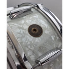 Used Vintage Gretsch Snare Drum White Marine Pearl - Fair
