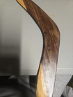 Vintage Hand Carved Wooden Boomerang