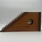 Vintage Beautiful Handmade Arpa Magica Wood Harp Mexico    